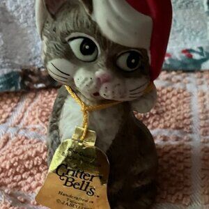 Cute 1980 Critters Christmas Bell by Jasco
